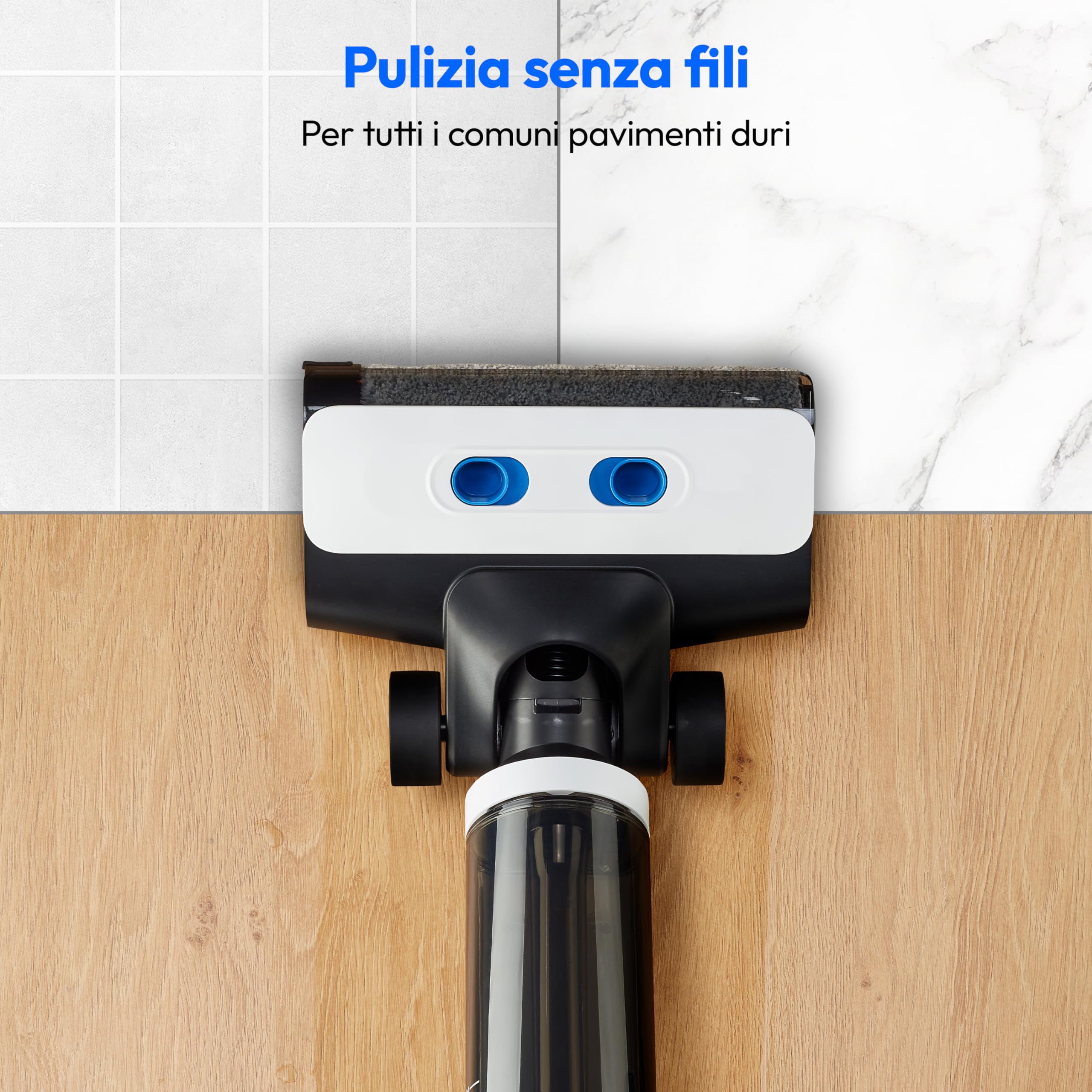 Medion Life H20 lavapavimenti senza fili rullo 30 min