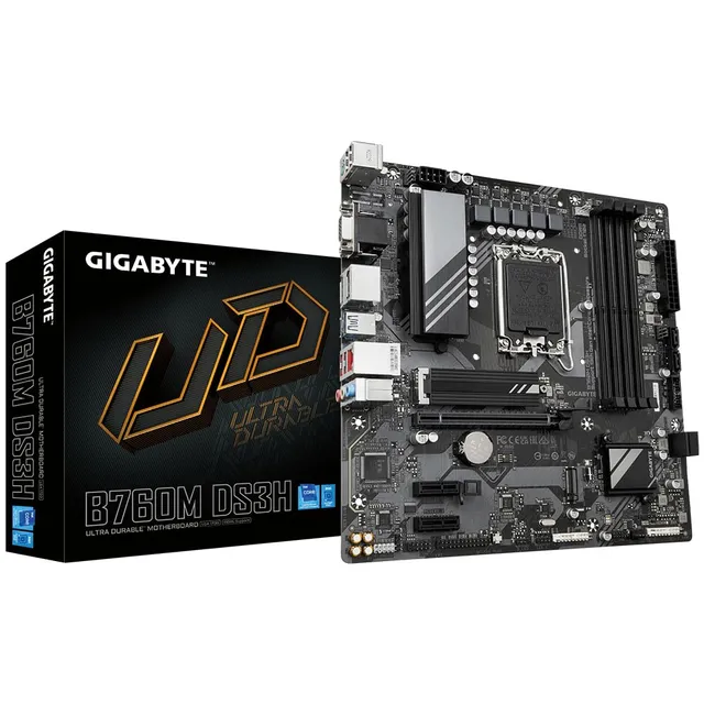 GIGABYTE B760M DS3H scheda madre DDR5 LGA 1700