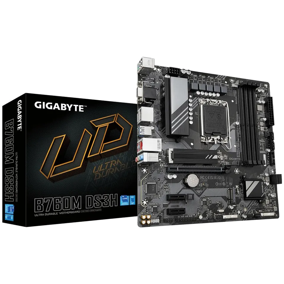 GIGABYTE B760M DS3H scheda madre DDR5 LGA 1700