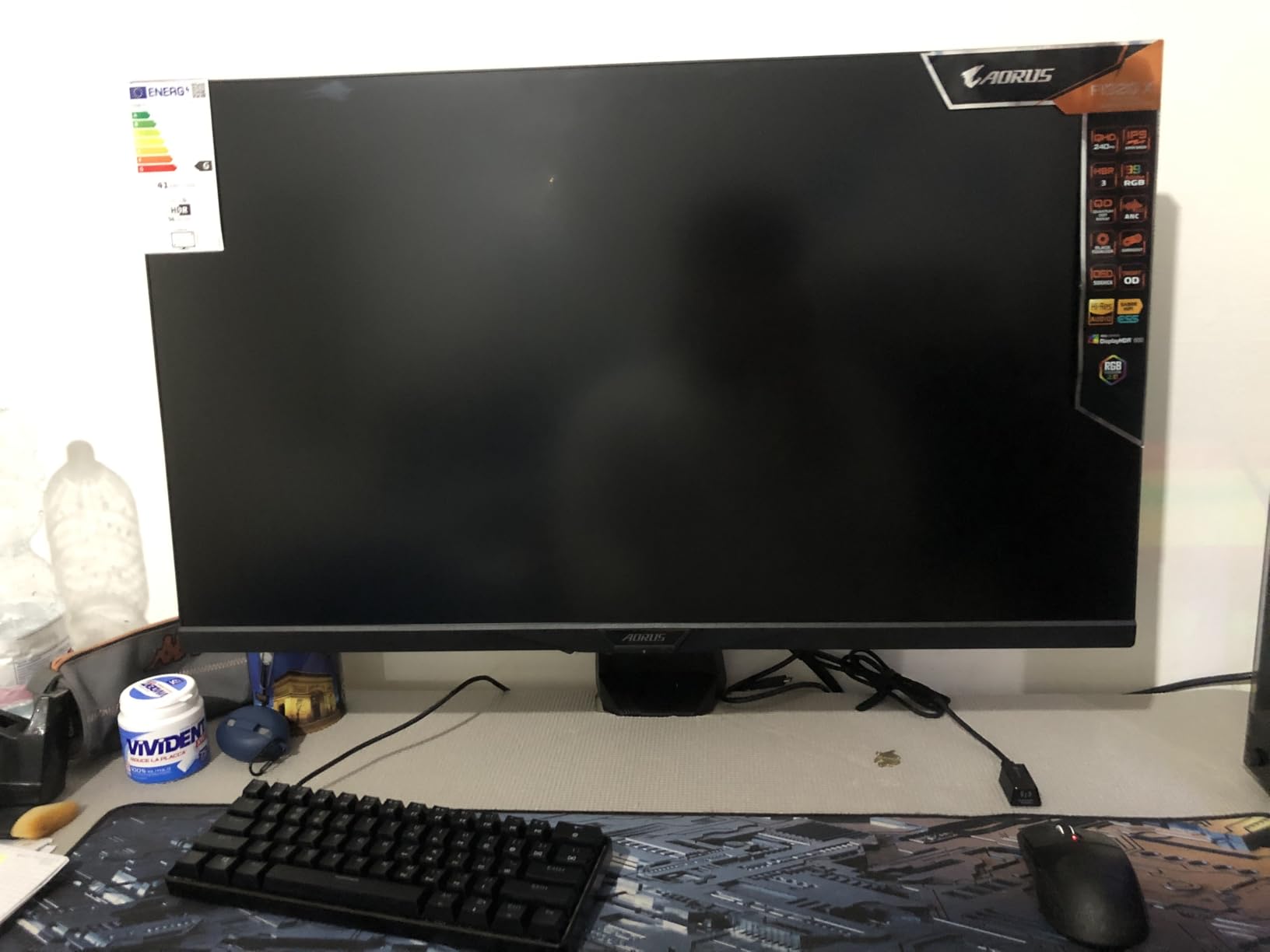 GIGABYTE AORUS FI32Q X monitor gaming QHD 32" 240Hz