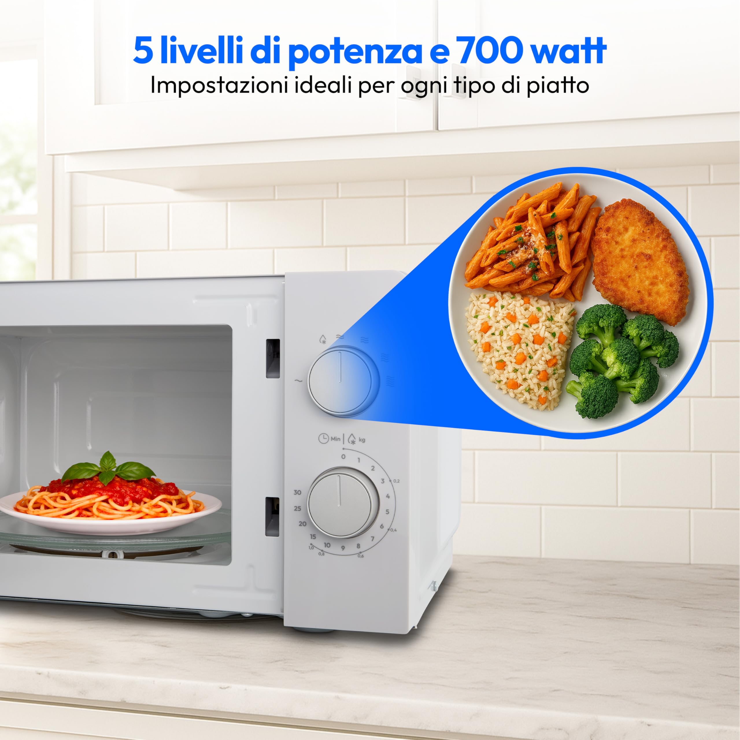 MEDION MD12211 forno a microonde 20 L grigio chiaro 700W