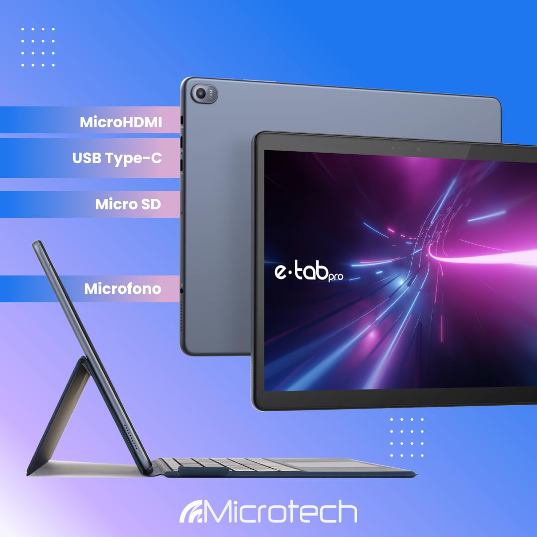 Microtech E-Tab Pro Plus tablet 12,6" N100 8GB 128GB Win11