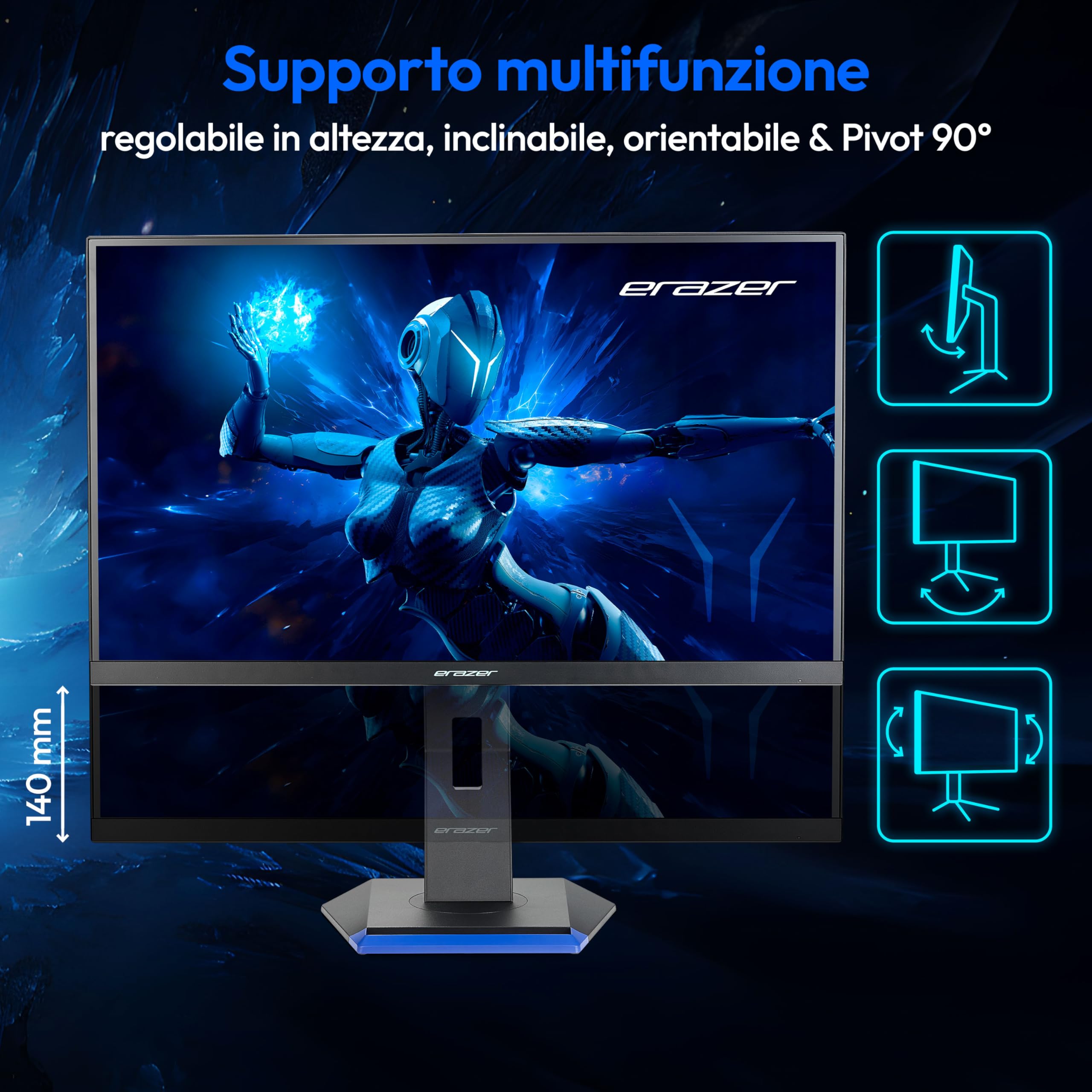 Medion Erazer Spectator X40 MD 21727 monitor gaming 27 QHD