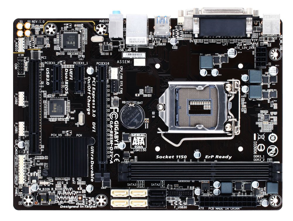Gigabyte GA-B85M-D3V-A scheda madre mATX DDR3 SATA3