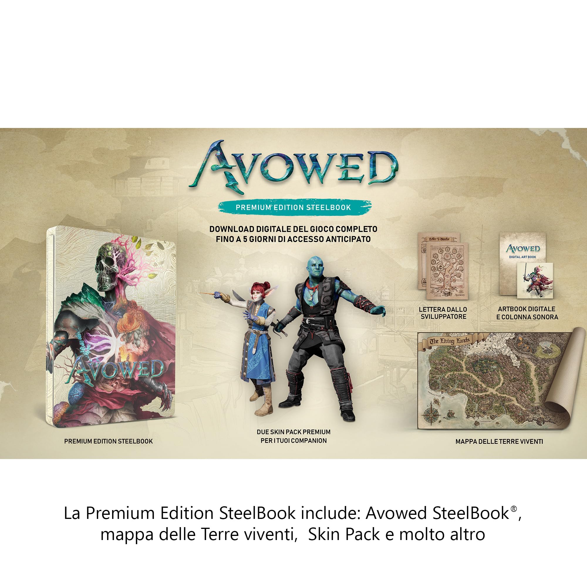Xbox Avowed Edizione Premium SteelBook codice digitale Xbox/PC