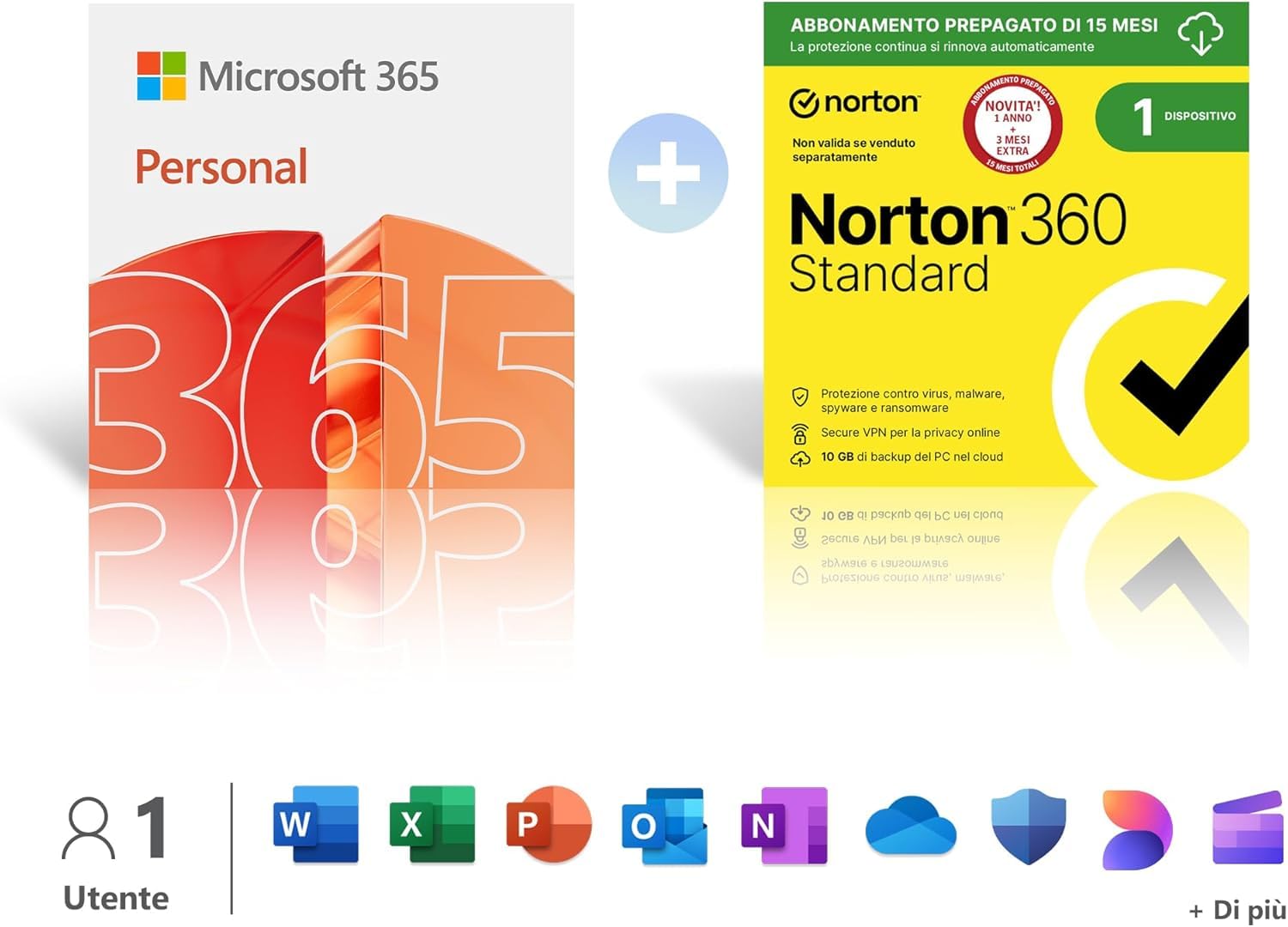 Microsoft 365 Family abbonamento 6 persone 12 mesi 6TB AI