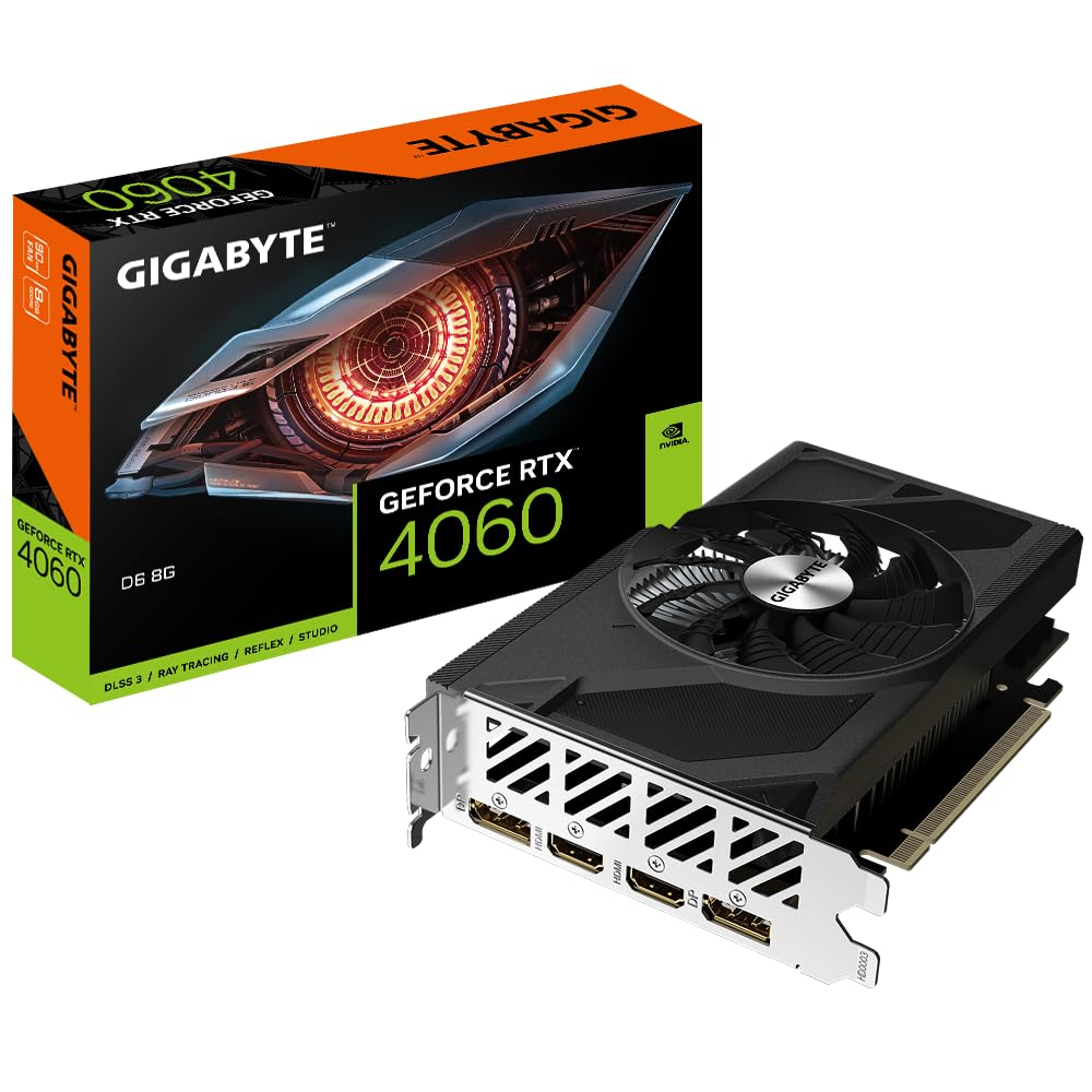 GIGABYTE RTX 4060 scheda video 8GB GDDR6 compatta 170mm