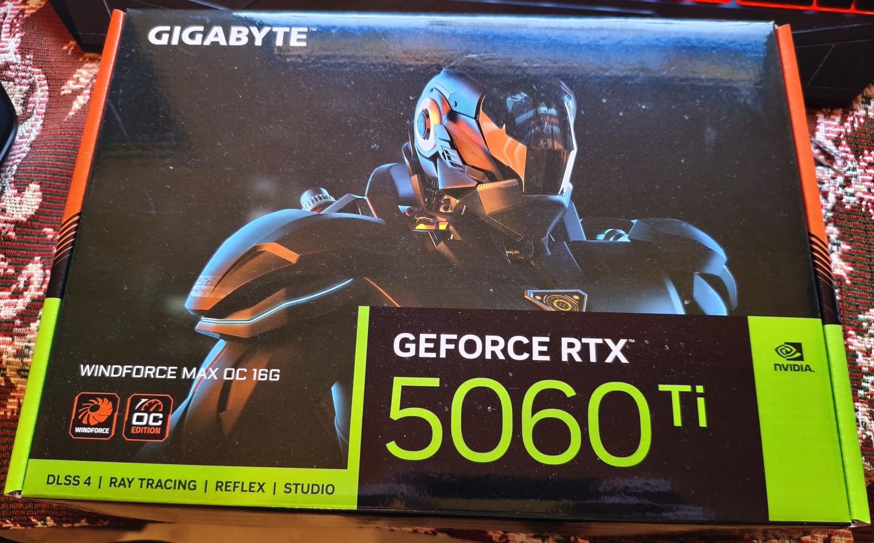 GIGABYTE RTX 5060 Ti WINDFORCE MAX OC 16G scheda grafica 16GB GDDR7