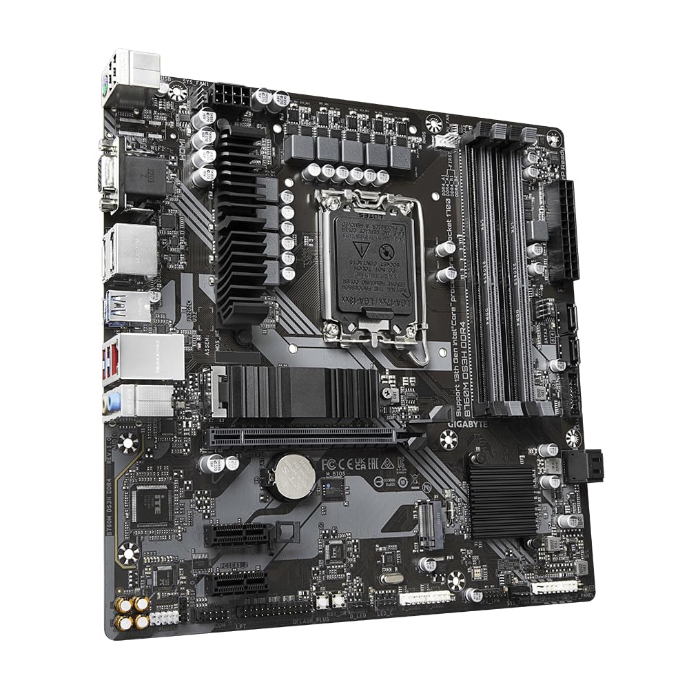 GIGABYTE B760M DS3H DDR4 scheda madre LGA 1700
