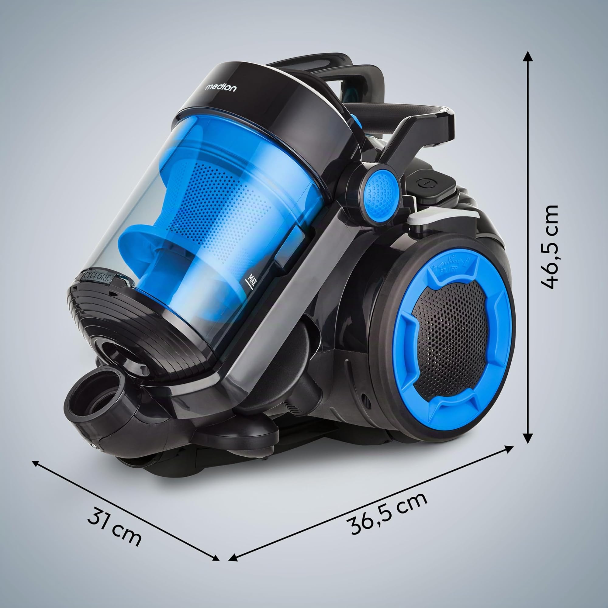 MEDION P4000 MD 11906 aspirapolvere ciclonico blu 4,3 L