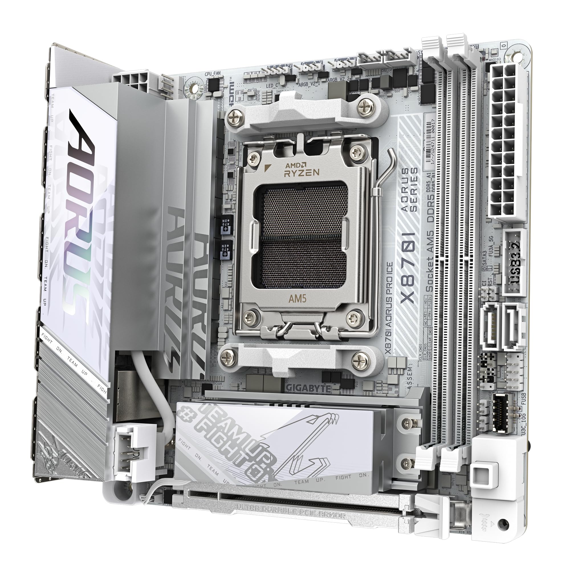 GIGABYTE AORUS X870I PRO ICE scheda madre AM5 Wi-Fi 7 Mini-ITX