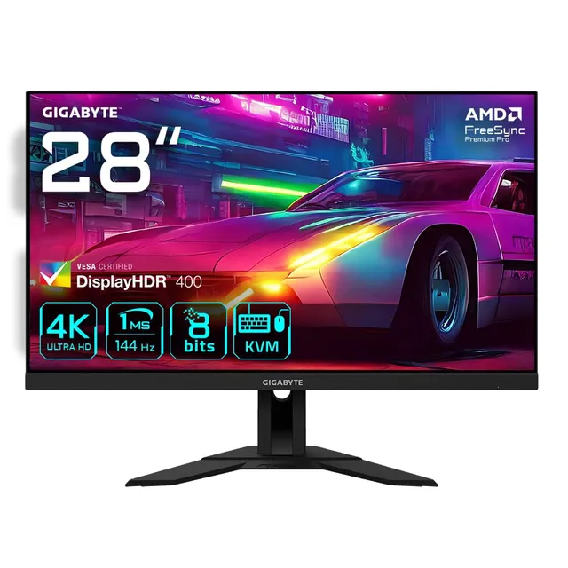 Gigabyte M28U monitor 28" 4K 144Hz IPS HDR400