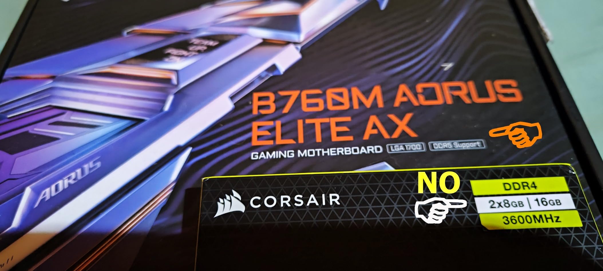 Gigabyte B760M Aorus Elite AX scheda madre LGA1700 DDR5 WiFi 6E