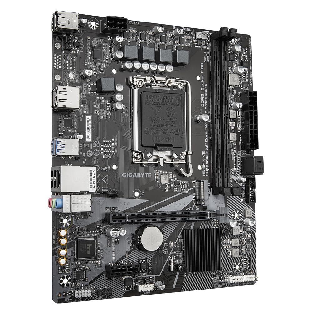 GIGABYTE H610M K V2 scheda madre DDR5 LGA1700