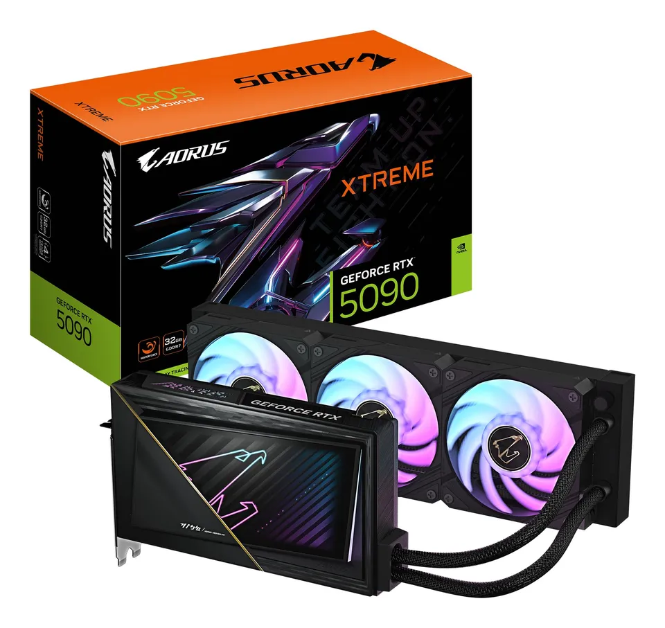 GIGABYTE AORUS RTX 5090 XTREME WATERFORCE 32G scheda grafica 32GB
