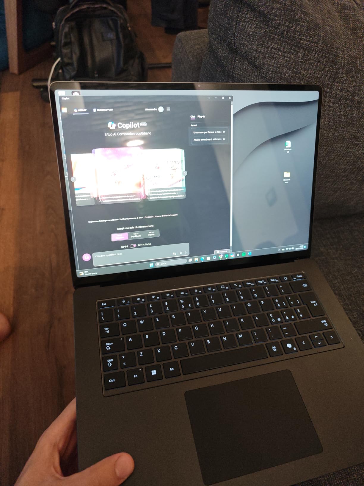Microsoft Surface Laptop 7 13,8" notebook 16GB/1TB nero