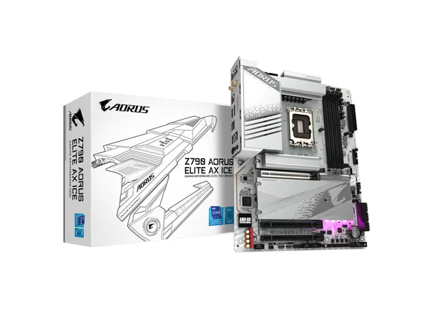 Gigabyte Z790 Aorus Elite AX ICE scheda madre WiFi 6E