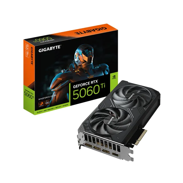 Gigabyte RTX 5060 Ti Windforce OC 8G scheda grafica 8GB GDDR7
