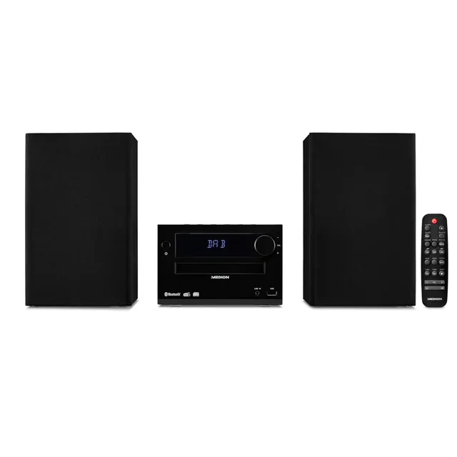 Medion Life E64482 micro stereo CD DAB+ Bluetooth nero