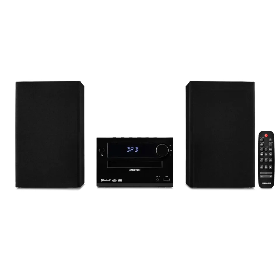 Medion Life E64482 micro stereo CD DAB+ Bluetooth nero