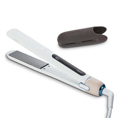 Medion HS1 MD19925 piastra per capelli ceramica bianco display