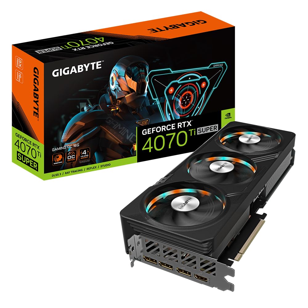 GIGABYTE EAGLE RTX 4070 Ti SUPER OC Scheda Video 16GB