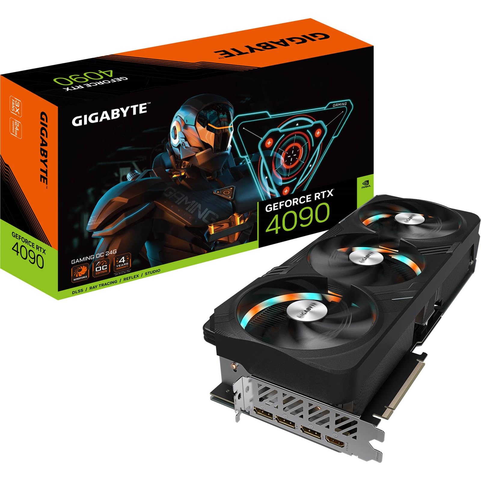 GIGABYTE RTX 4090 GAMING OC 24GB scheda video GDDR6X