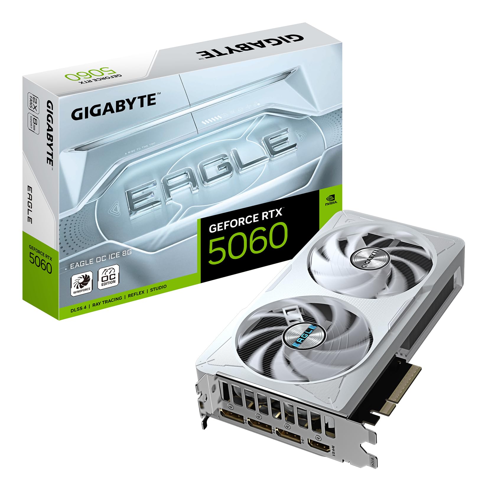 GIGABYTE RTX 5060 EAGLE OC ICE 8G scheda video 8GB GDDR7