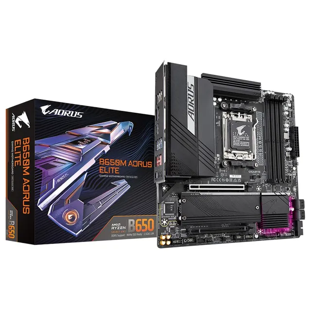 Gigabyte B650M Aorus Elite Scheda Madre AM5 DDR5 Micro ATX