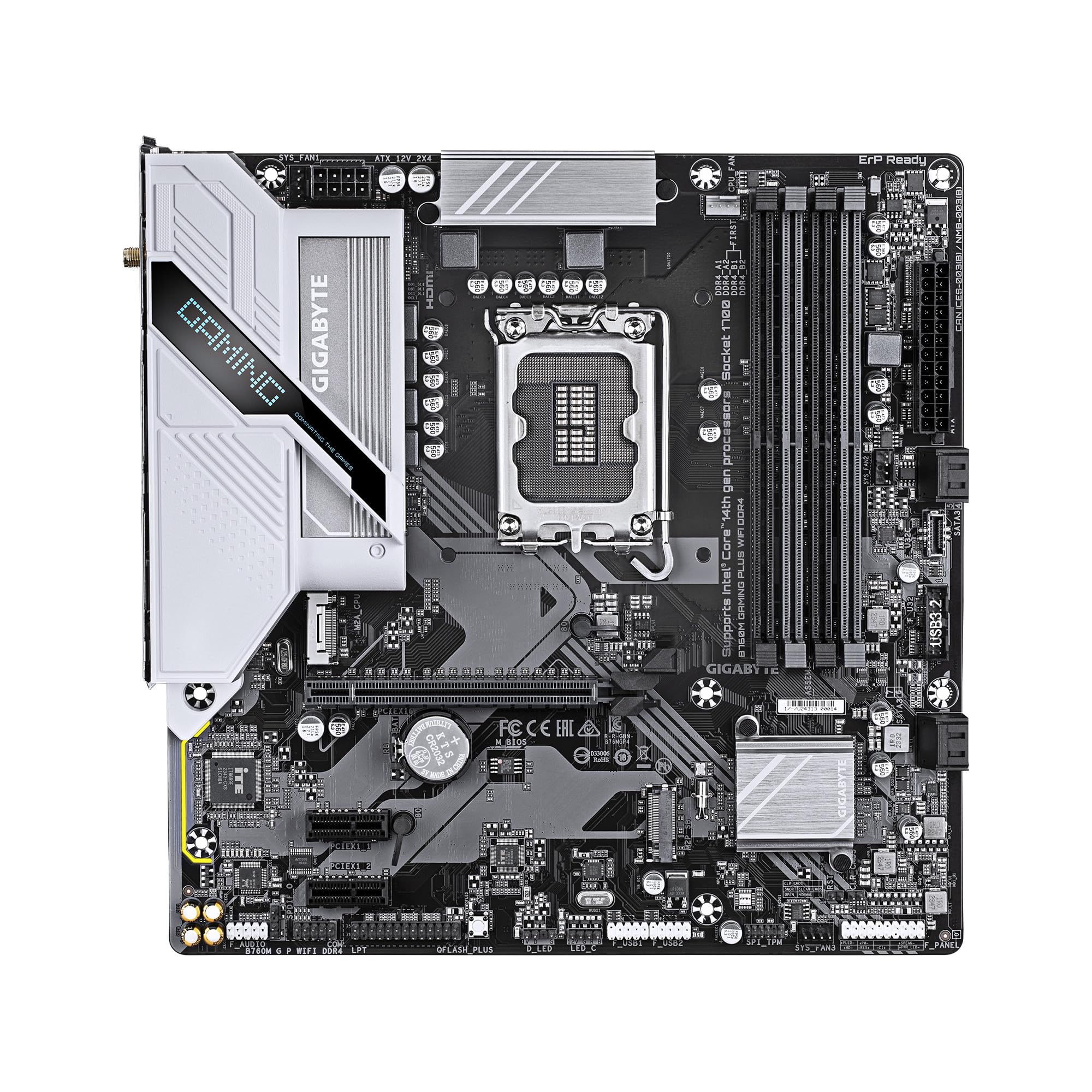 GIGABYTE GAMING PLUS B760M WiFi scheda madre LGA 1700 DDR4