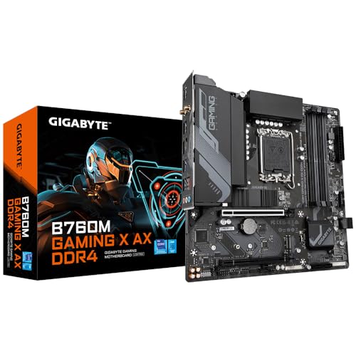 GIGABYTE B760M GAMING X AX DDR4 scheda madre WiFi 6E