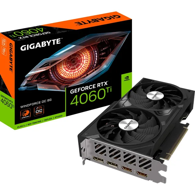 Gigabyte WINDFORCE OC GV-N406TWF2OC-8GD scheda video 8GB DLSS 3