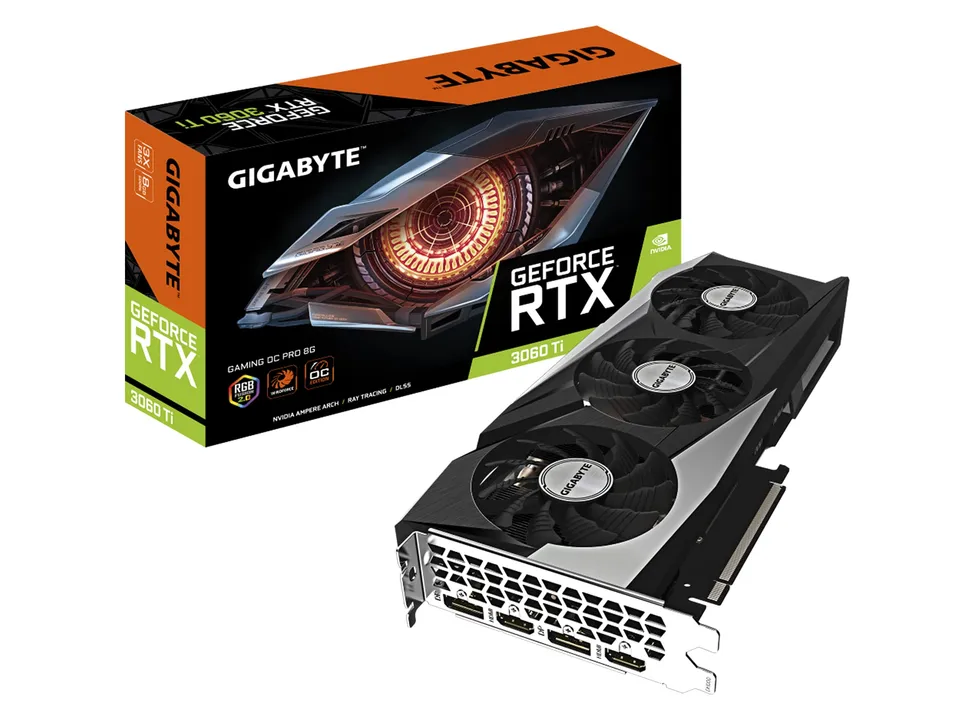 GIGABYTE Gaming RTX 3060 Ti OC PRO scheda video 8GB
