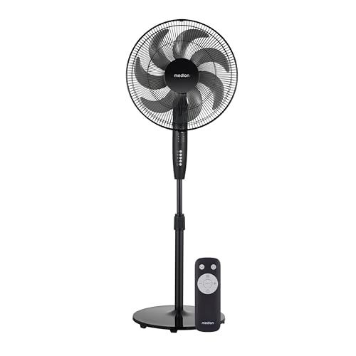 MEDION P21 SF ventilatore a piantana nero 130 cm telecomando