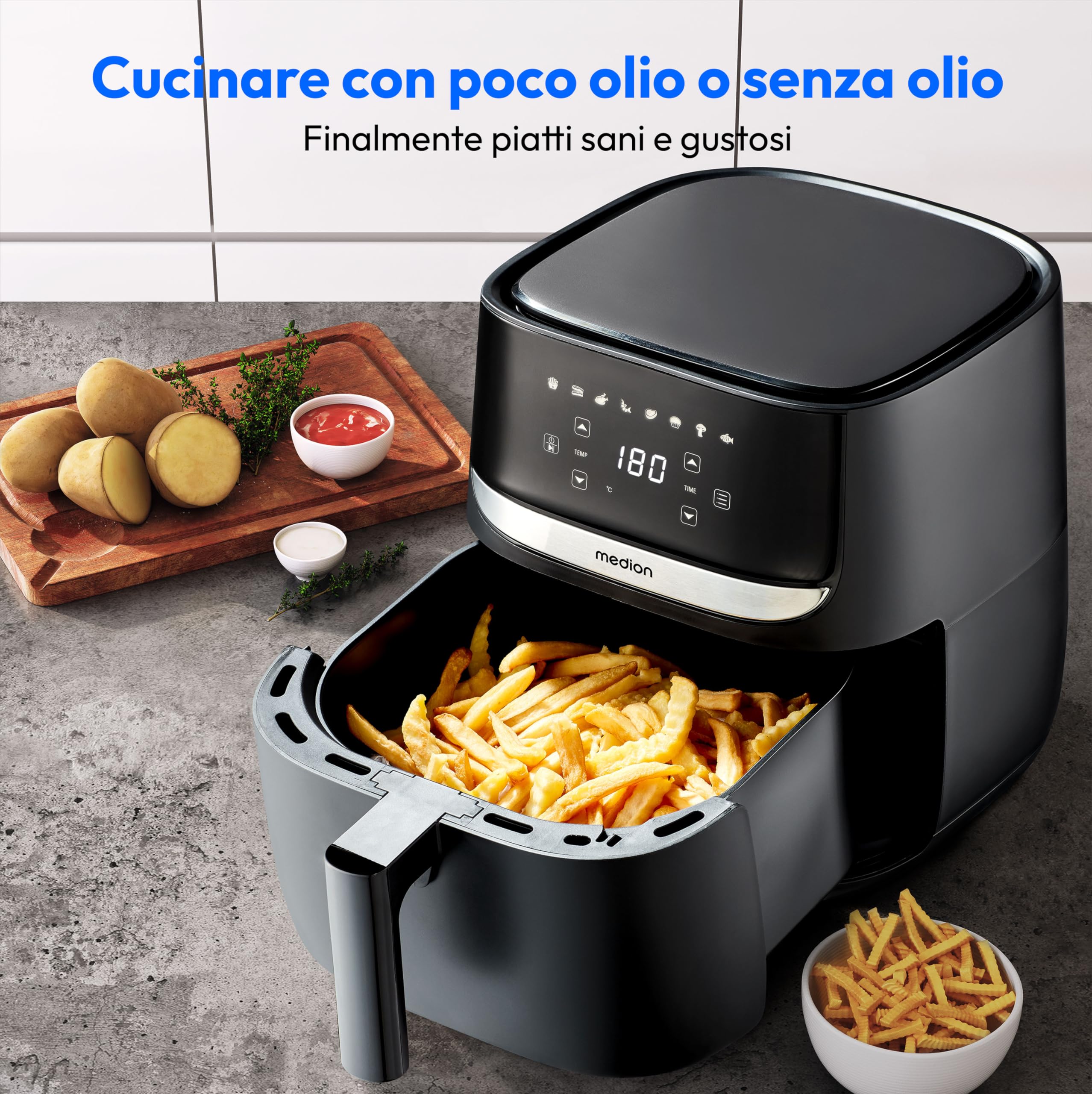 Medion E50 XL MD10532 friggitrice ad aria 5,7L