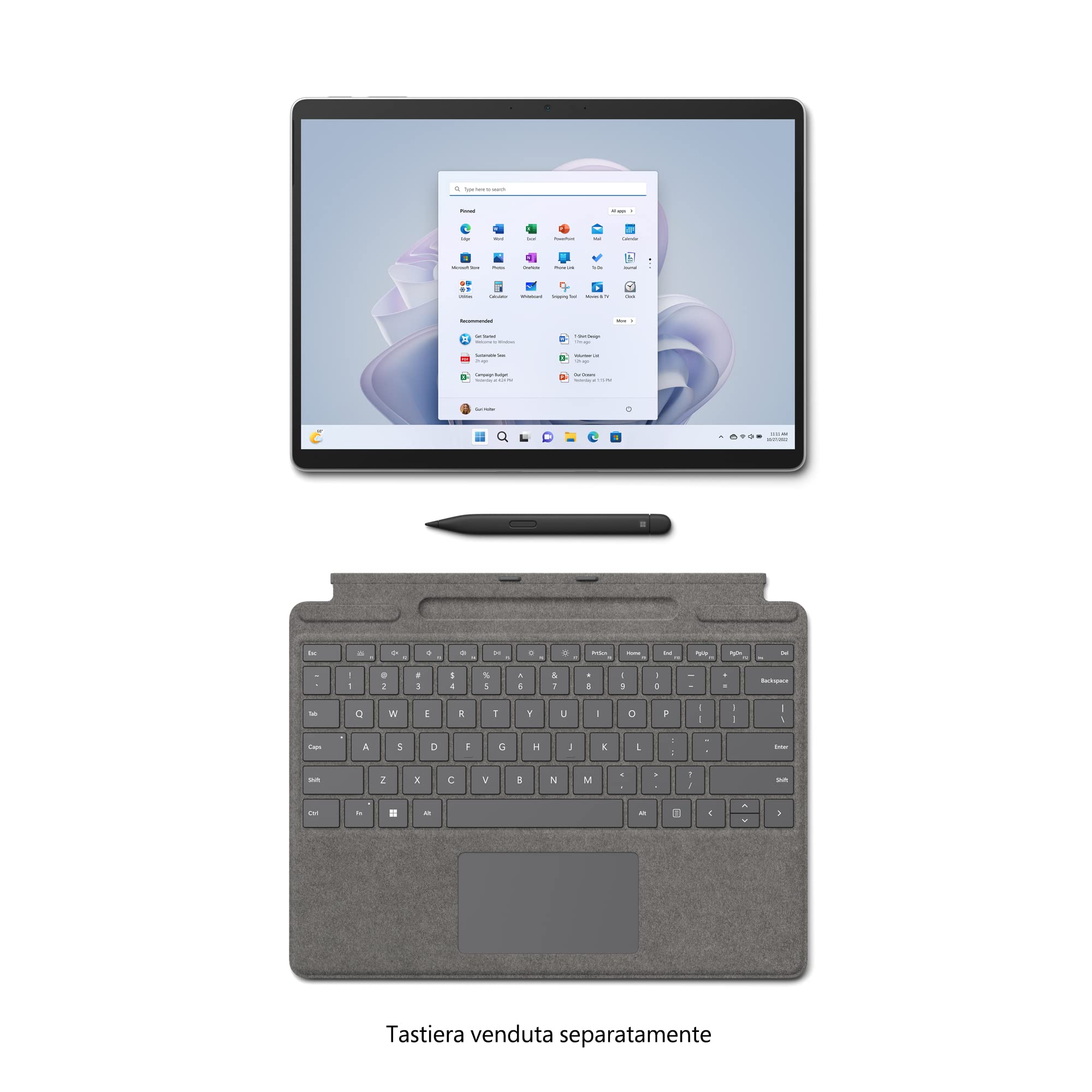 Microsoft Surface Pro 9 2-in-1 i5 16/256GB platino ricond.