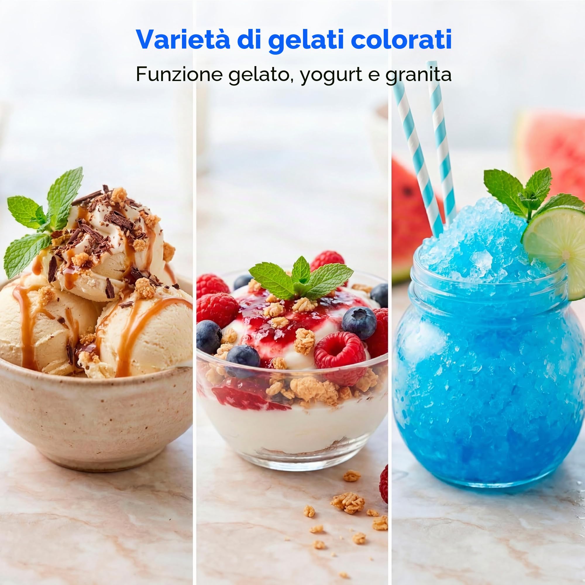 Medion Gelatiera con Compressore 1L per Gelato Yogurt