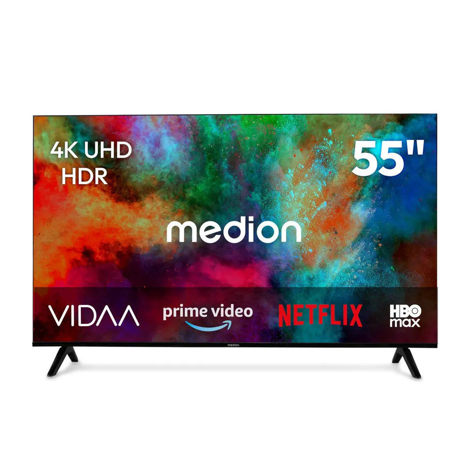 MEDION MD855201 Smart TV 55" Ultra HD HDR10 Bluetooth PVR