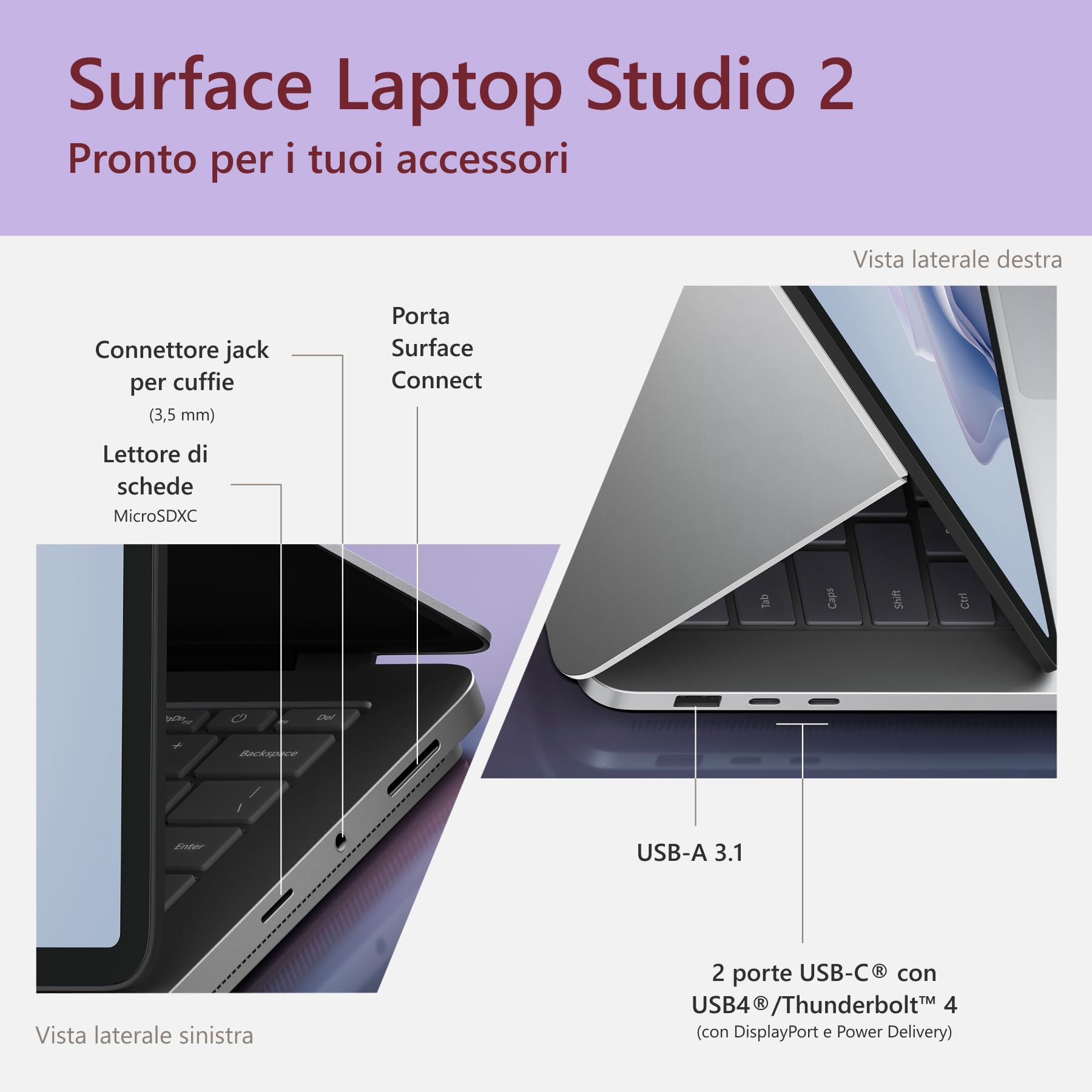 Microsoft Surface Laptop Studio 2 notebook 14,4" 16GB/512GB