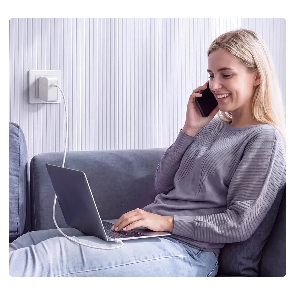 Ninkear 65W caricabatterie USB-C laptop smartphone spina EU