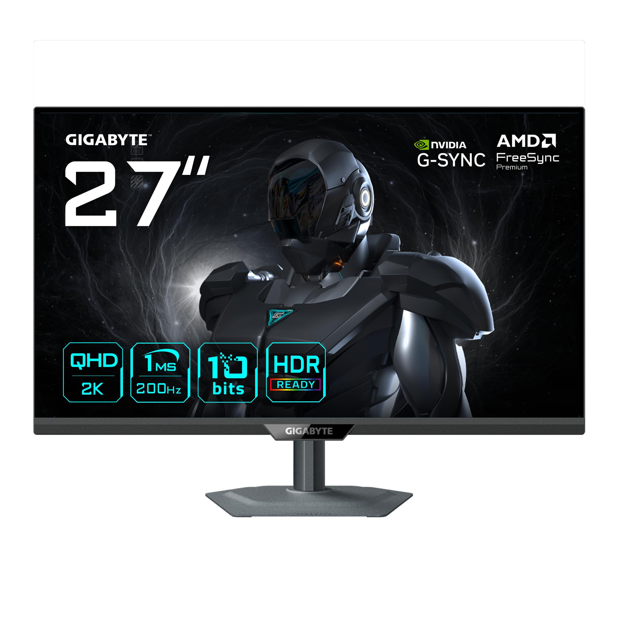 GIGABYTE G27Q2 monitor gaming 27" QHD 200Hz HDR