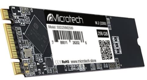 Microtech SSD 256GB M.2 2280 SATA memoria SSD