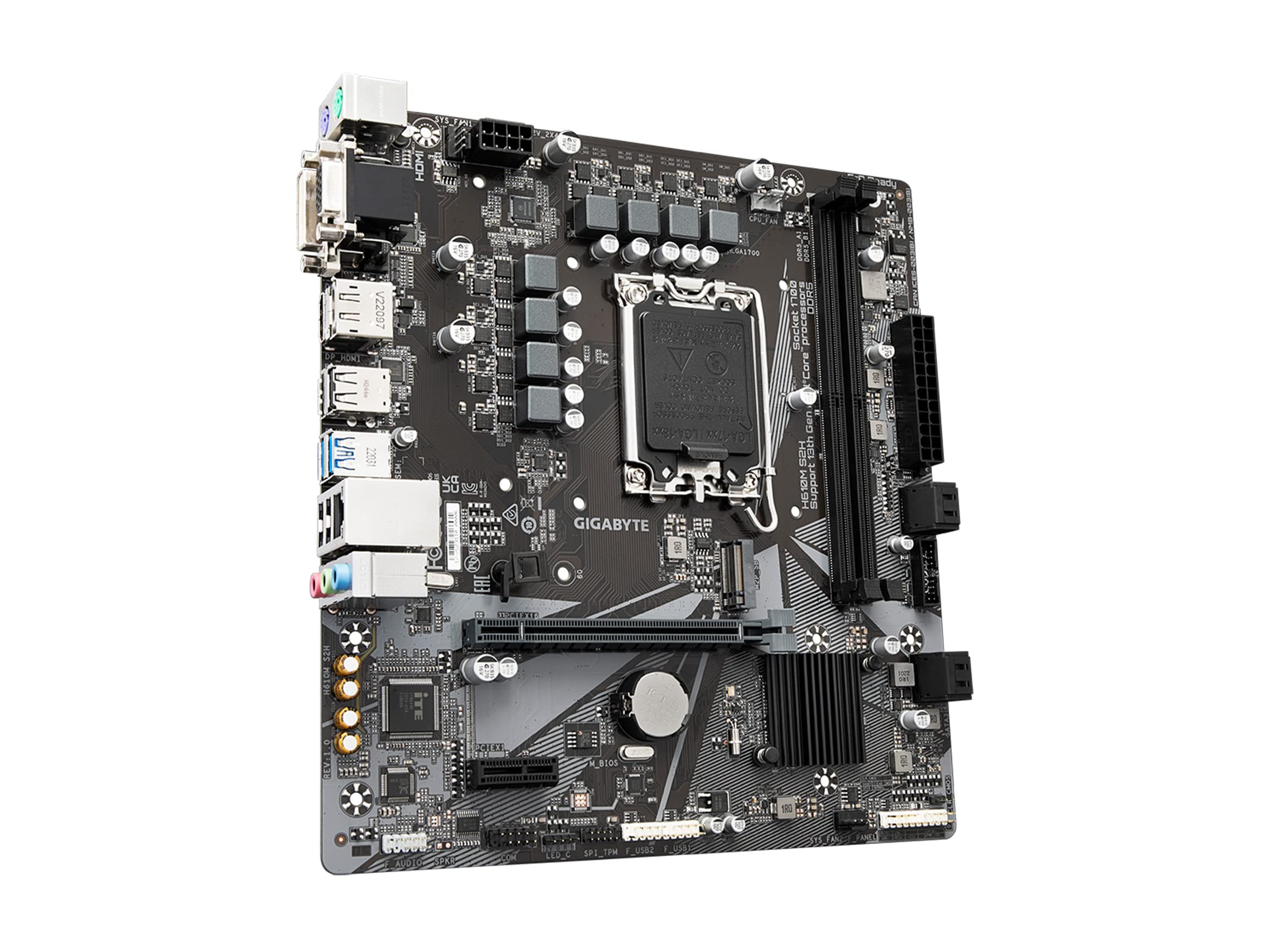 Gigabyte H610M S2H scheda madre LGA1700 DDR5 Micro ATX