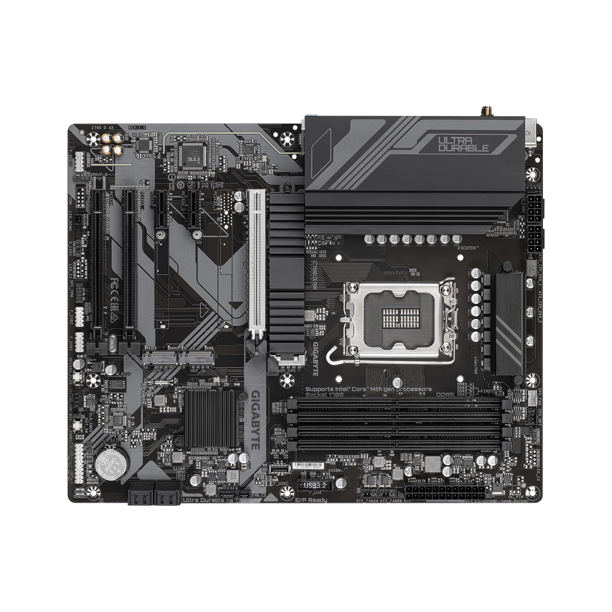 GIGABYTE Z790 D AX scheda madre DDR5 WiFi 6E ATX Intel LGA1700