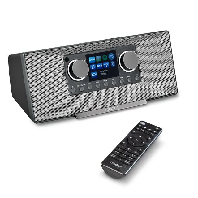 MEDION P85333 radio internet DAB+ WLAN grigia Spotify