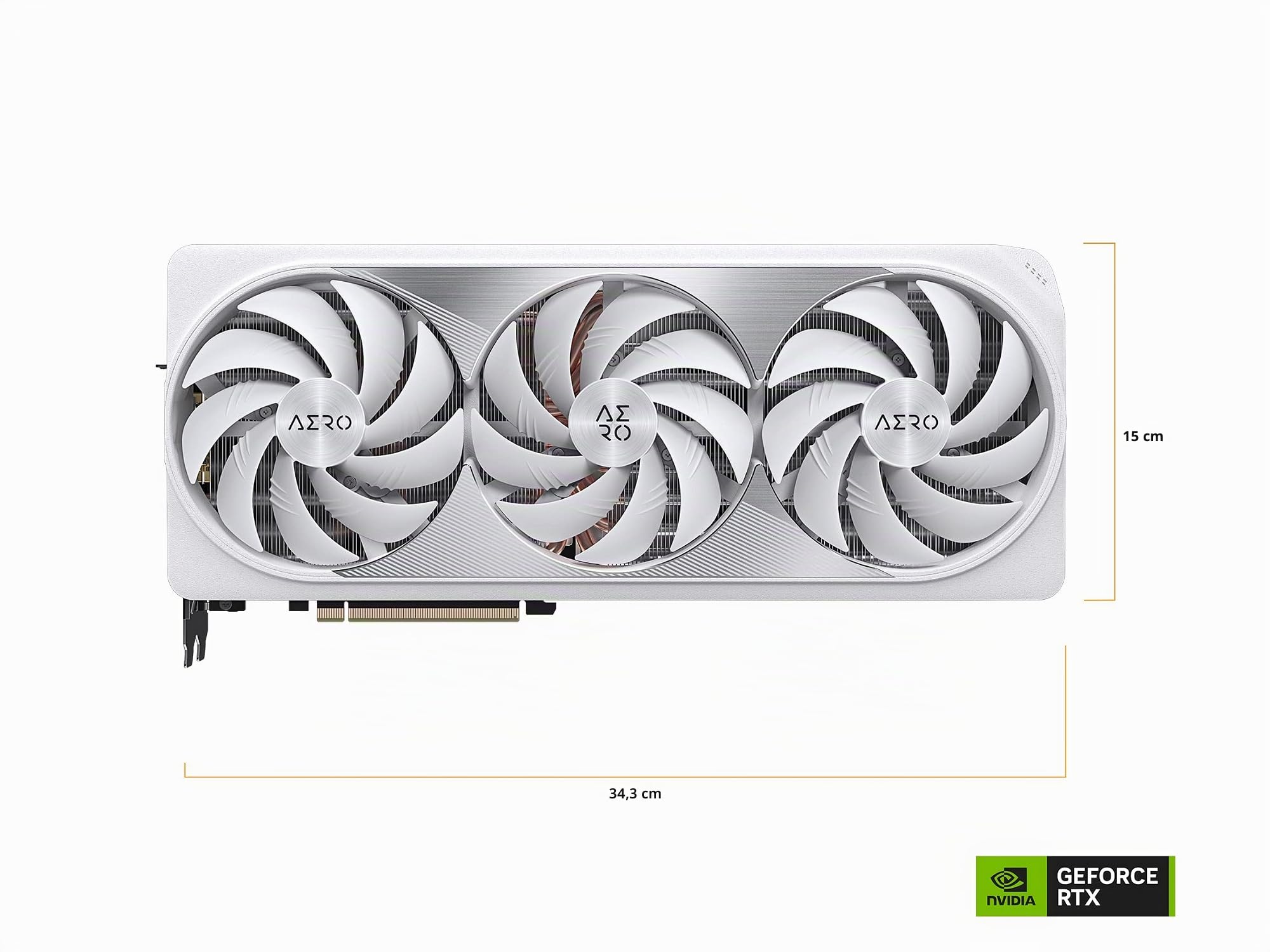 GIGABYTE RTX 4080 AERO OC 16G Scheda Video 16GB GDDR6X bianca