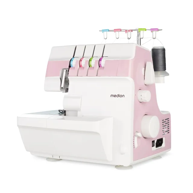 MEDION SO90 MD19169 macchina overlock rosa 4 fili