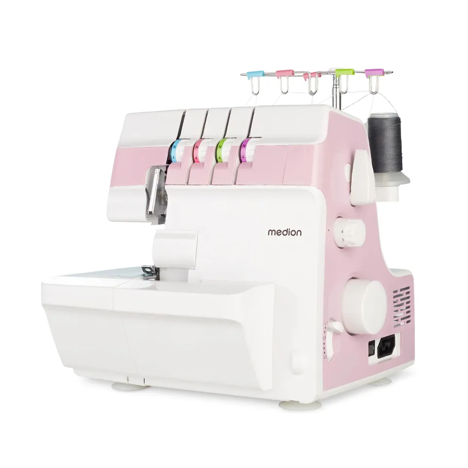 MEDION SO90 MD19169 macchina overlock rosa 4 fili