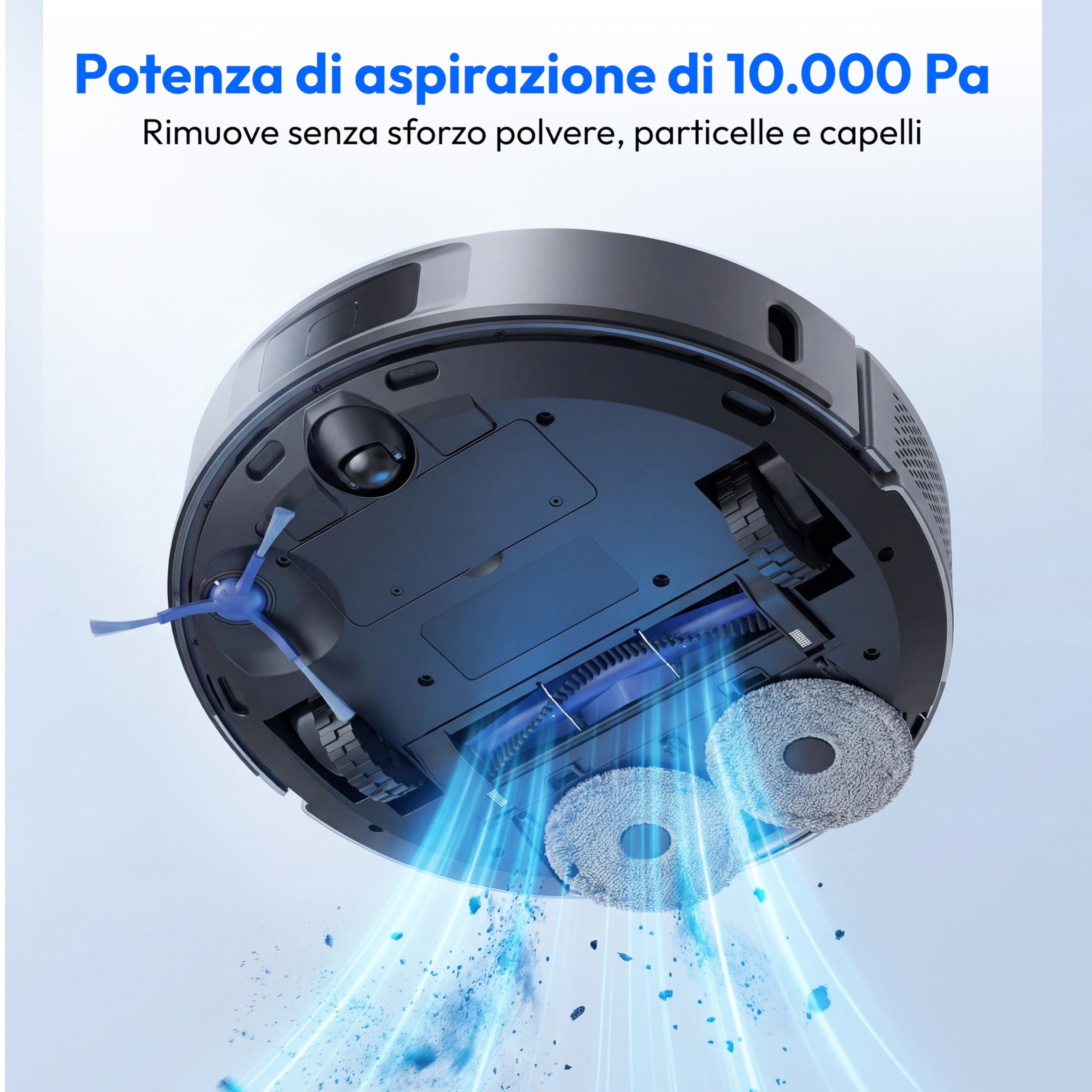 MEDION X51 SW+ Robot Aspirapolvere 10000Pa Stazione
