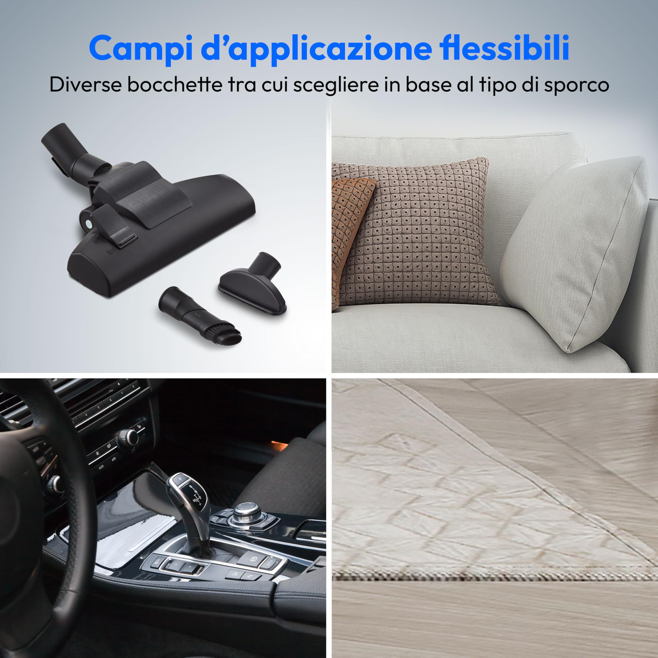 MEDION P2000 MD 11905 aspirapolvere ciclonico senza sacco blu